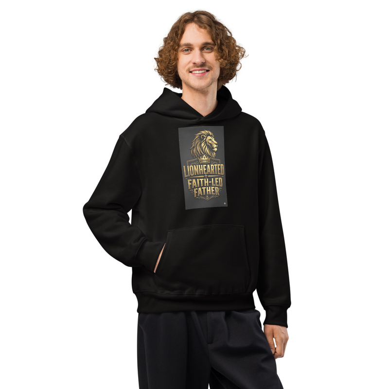 Faith Led - Oversized heavyweight hoodie
