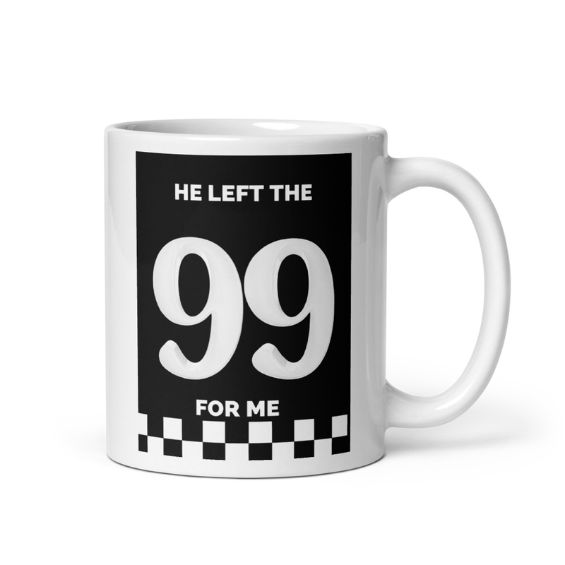 White glossy mug - 99 for me