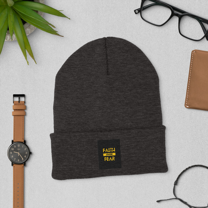 Faith Over Fear - Cuffed Beanie