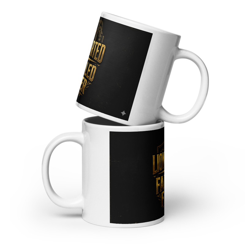 Lionhearted - White glossy mug