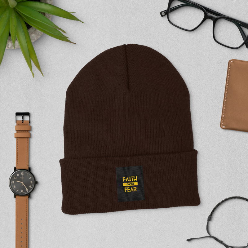 Faith Over Fear - Cuffed Beanie