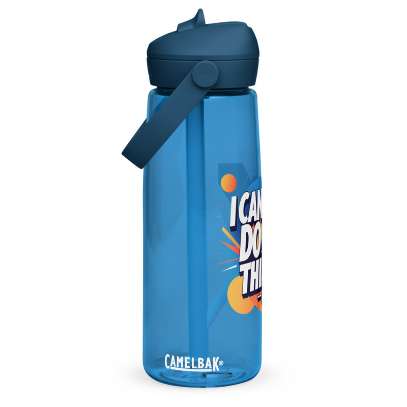 I can do all things - Flip straw water bottle