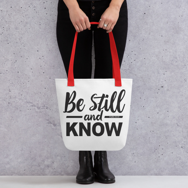 Tote bag - Be Still and Know