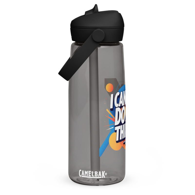 I can do all things - Flip straw water bottle