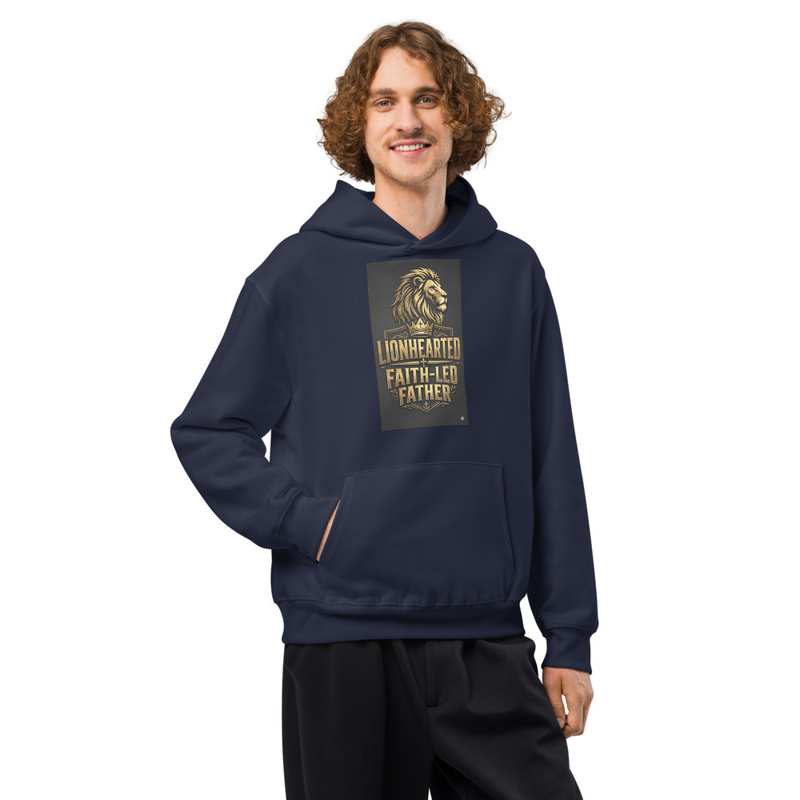 Faith Led - Oversized heavyweight hoodie