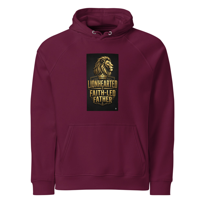 Faith Led - Unisex eco raglan hoodie