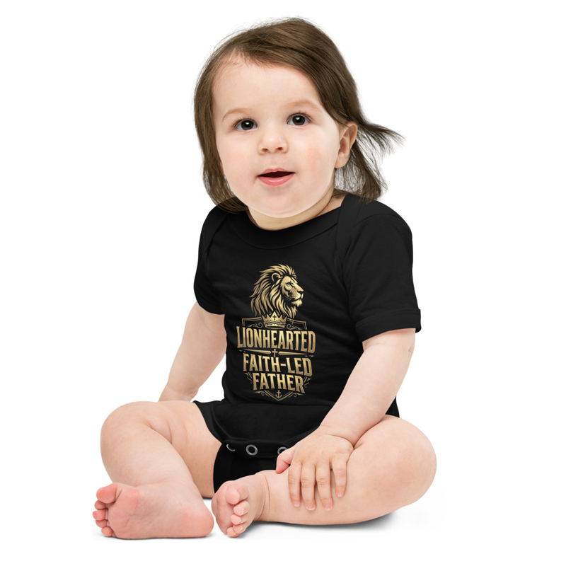 Lion Hearted - Baby short sleeve one piece