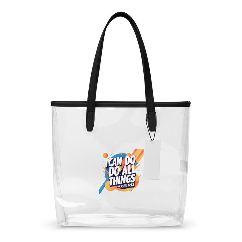 I can do all things - Clear tote bag