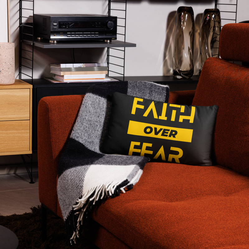 Faith Over Fear - Cushion Pillow