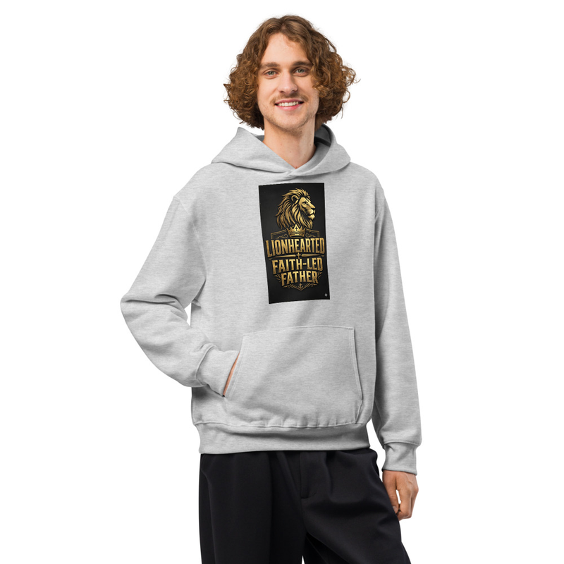 Faith Led - Oversized heavyweight hoodie