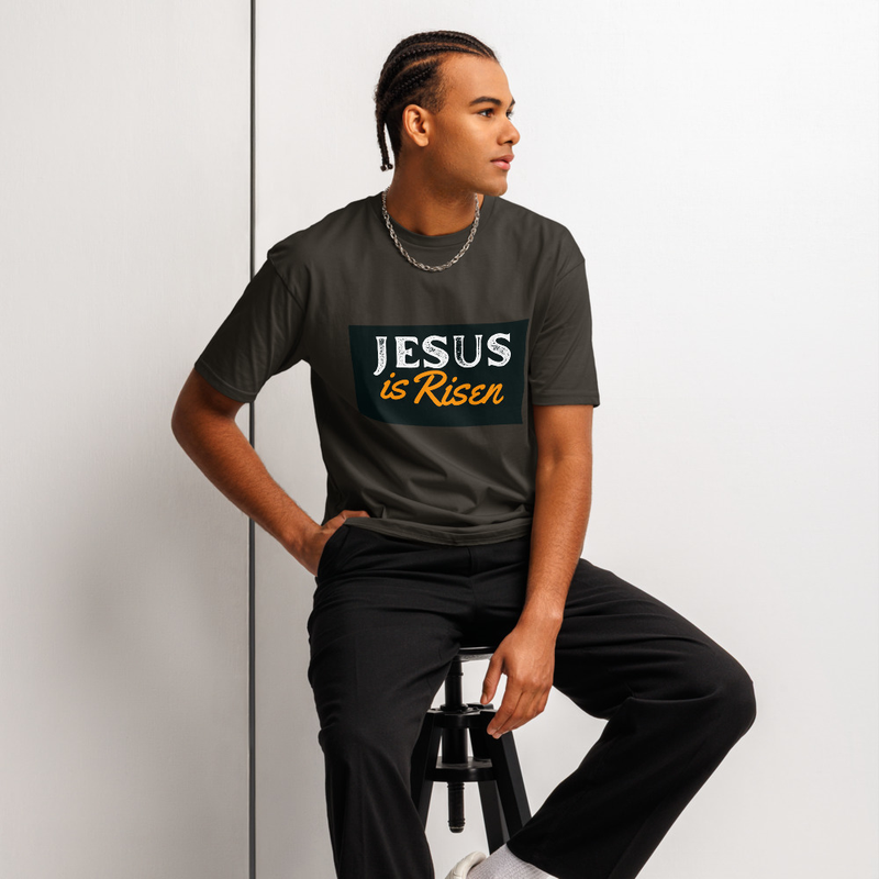 Premium Short Sleeve Tee - He is Risen