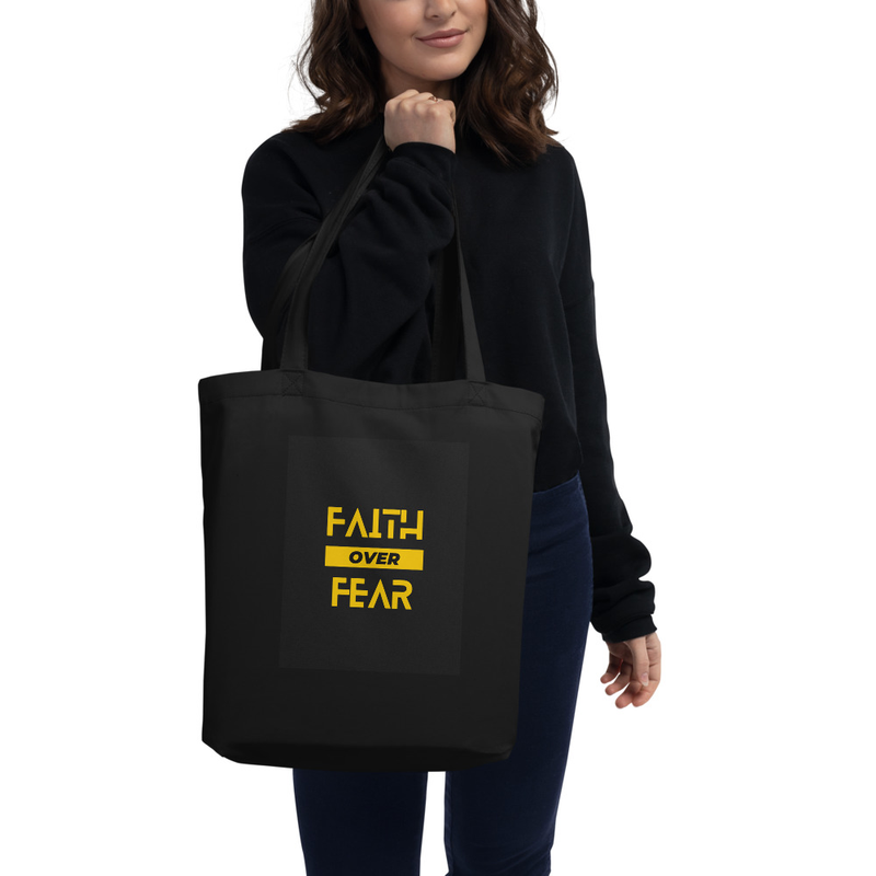 Faith Over Fear Tote Bag