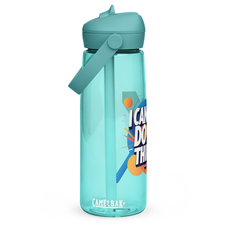 I can do all things - Flip straw water bottle