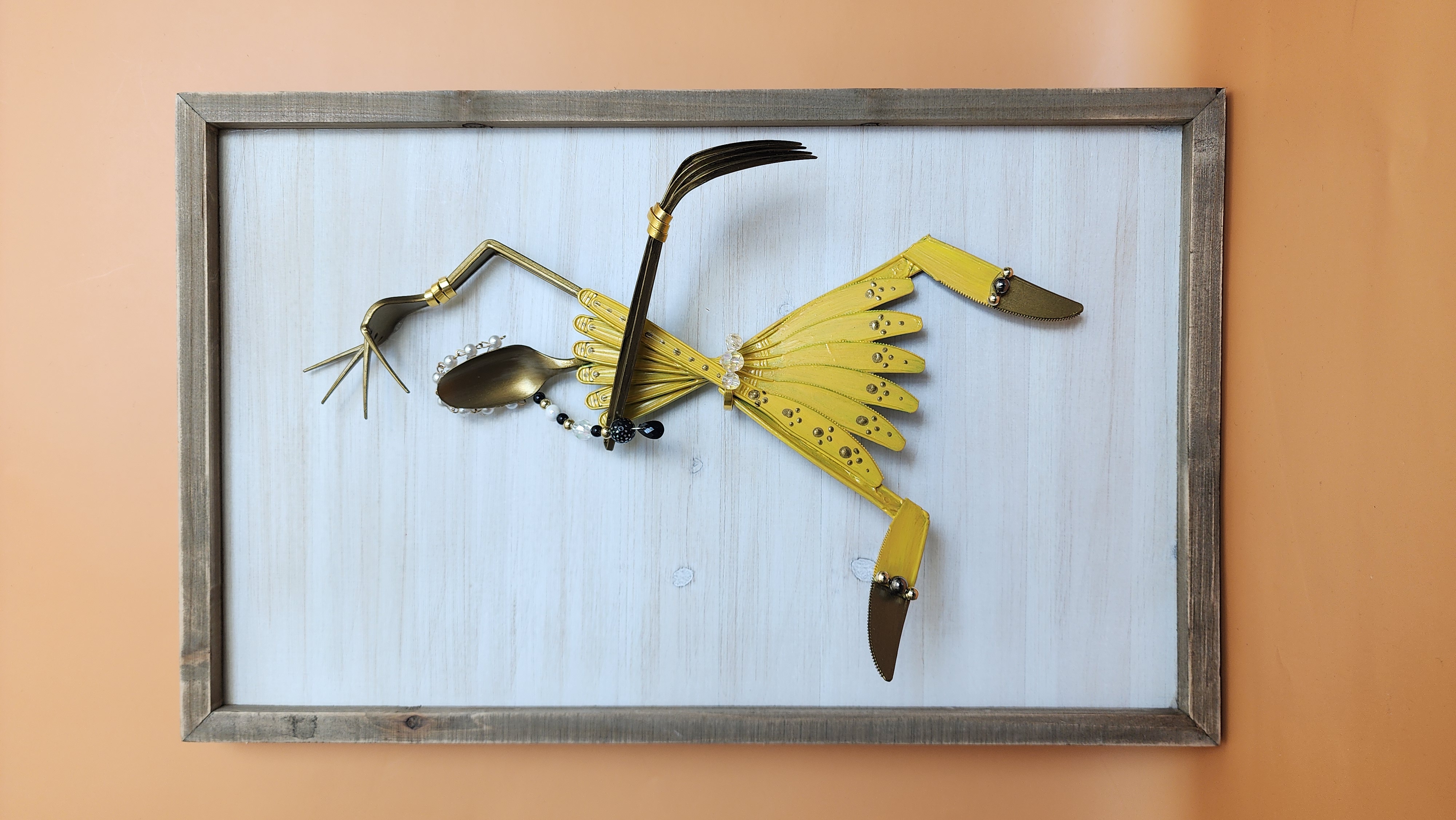 Plastic Utensil Bharatanatyam Dancer - Tandavam