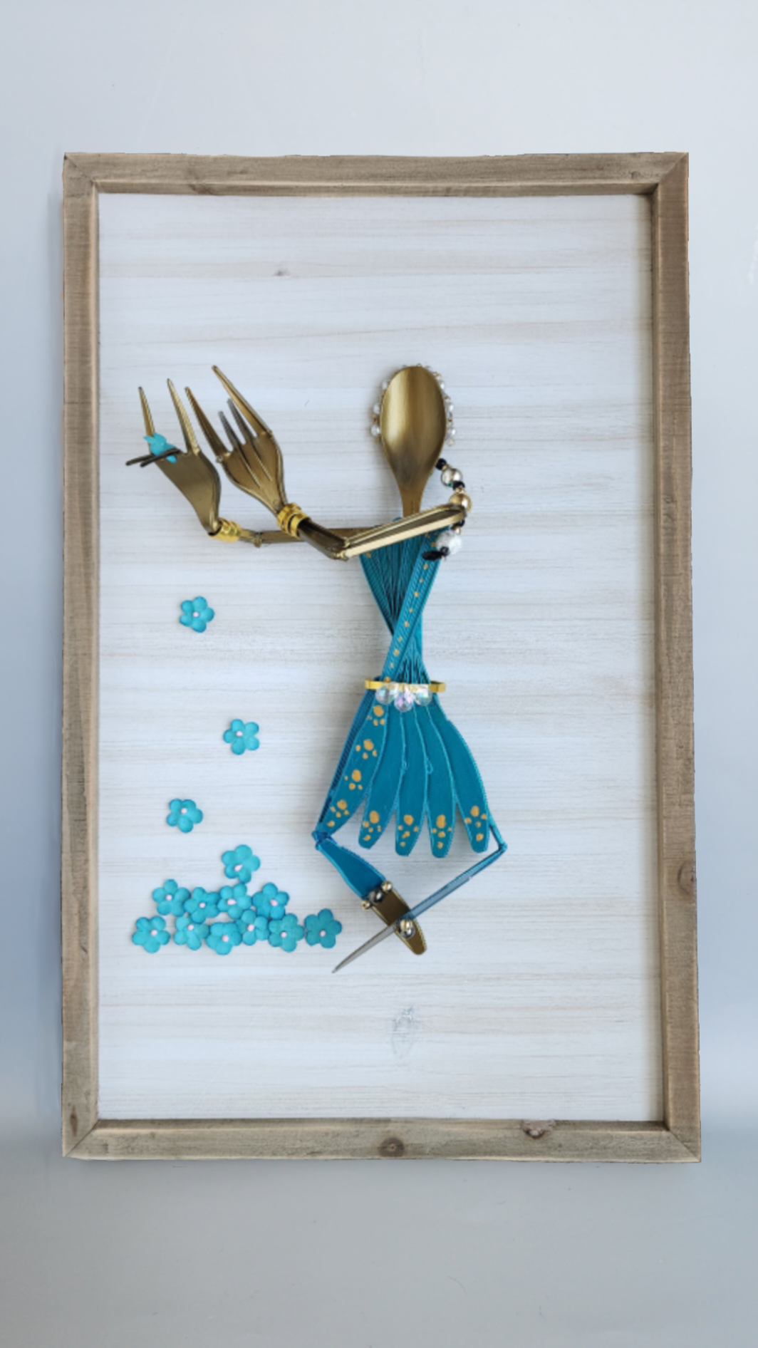 Plastic Utensil Bharatanatyam Dancer - Krishna