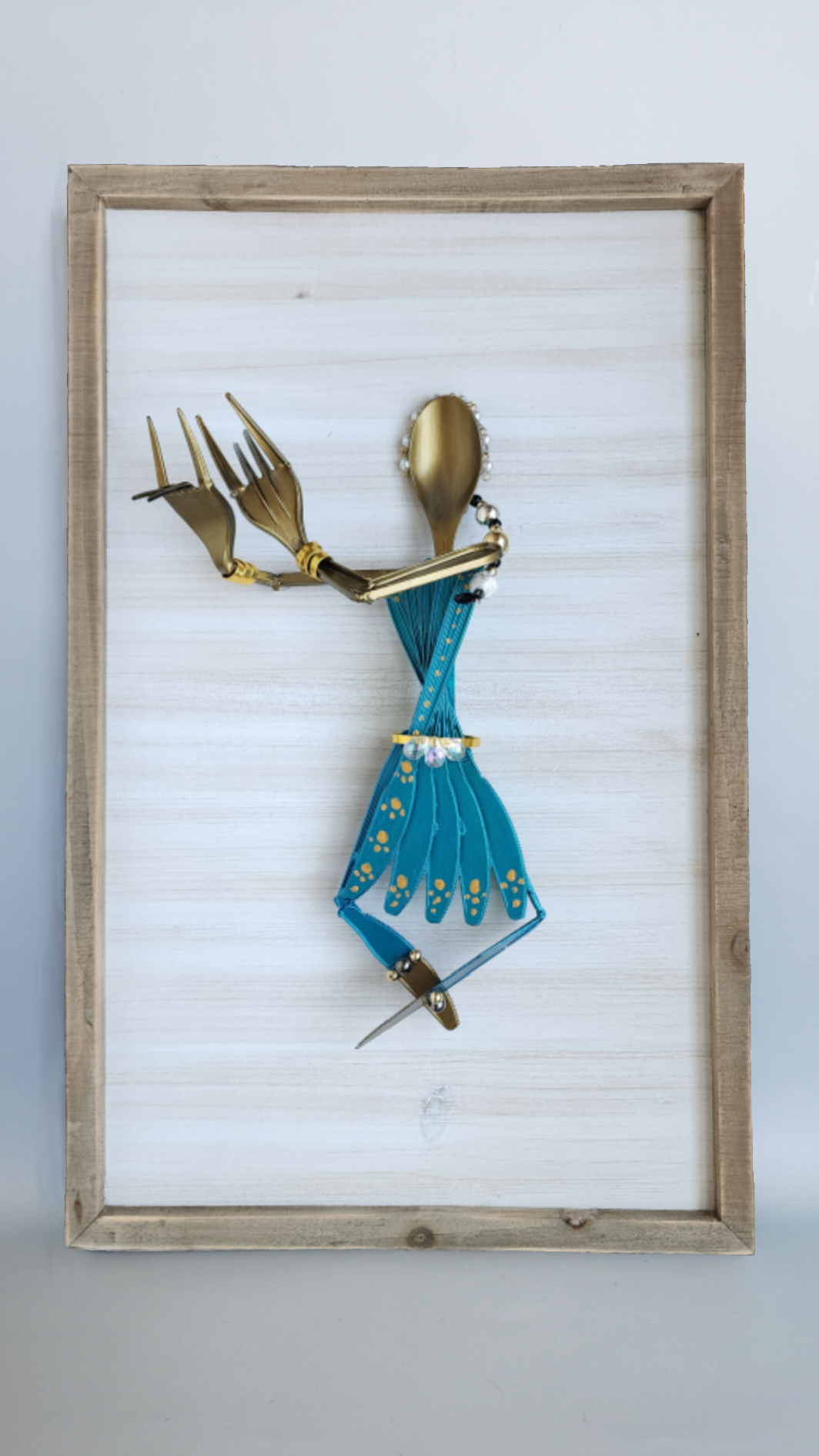 Plastic Utensil Bharatanatyam Dancer - Krishna