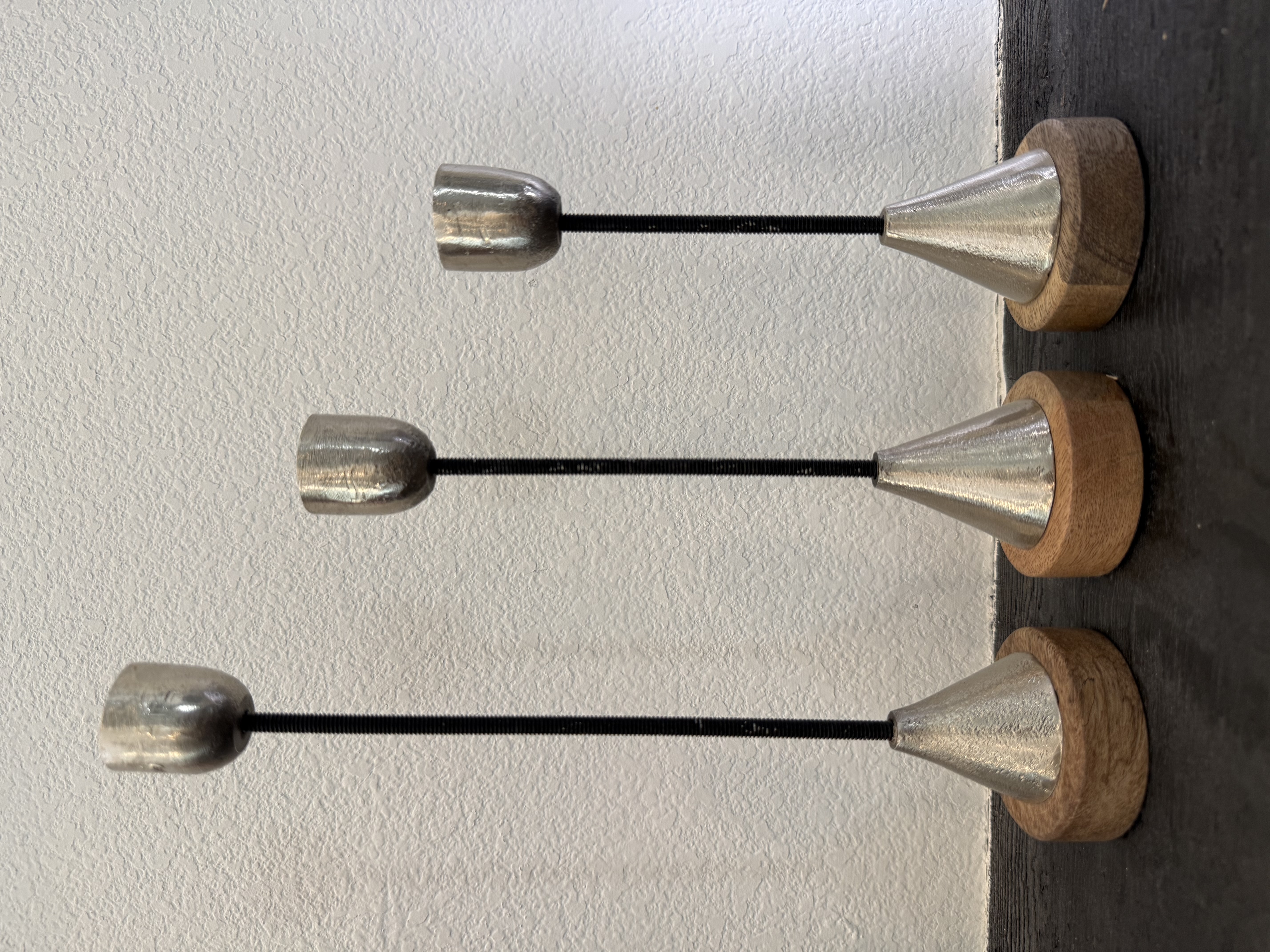 Home Accessories - Candle Stand - Silver