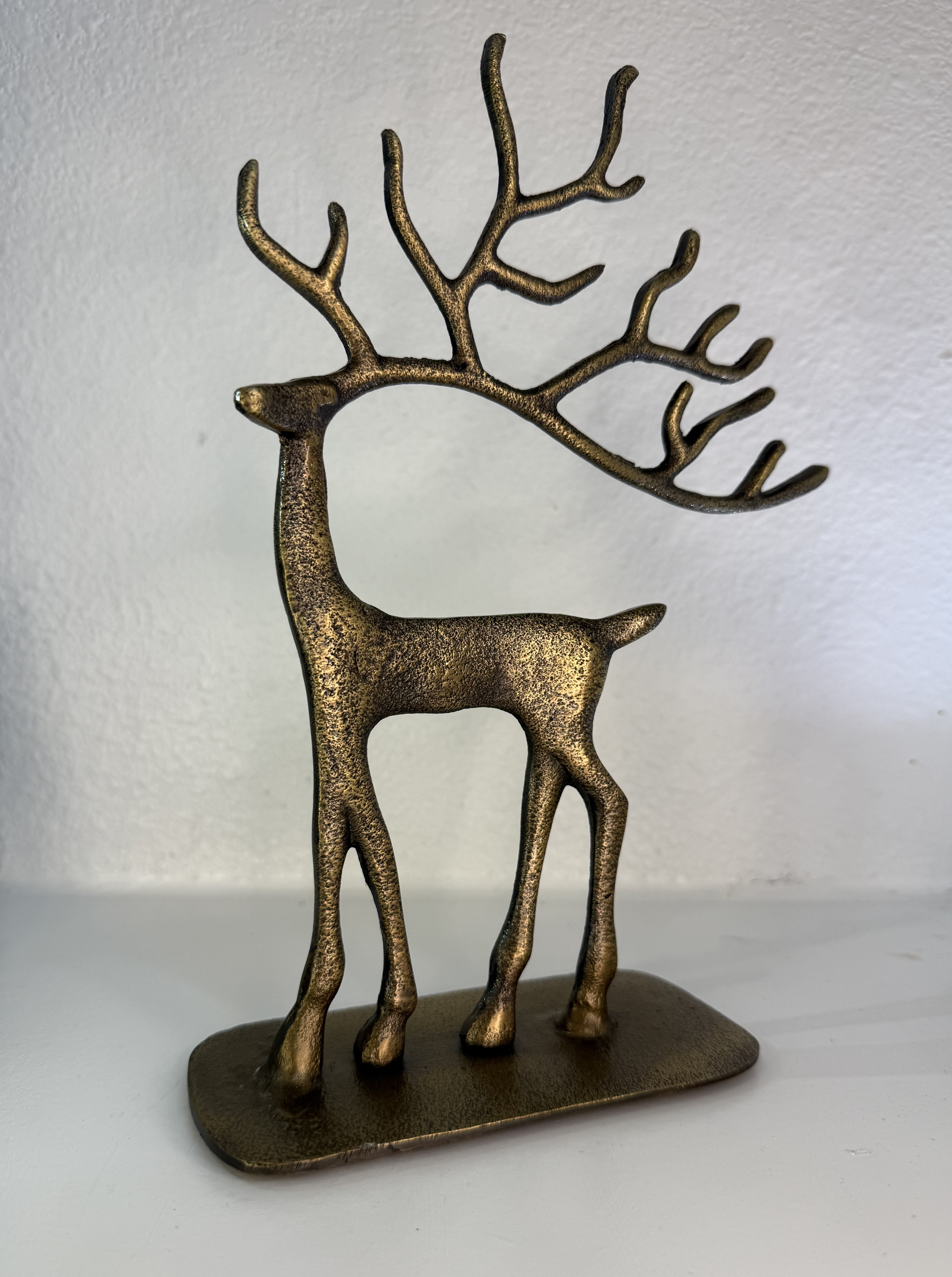 Home Accessories - Decorative Table Top - Golden Reindeer