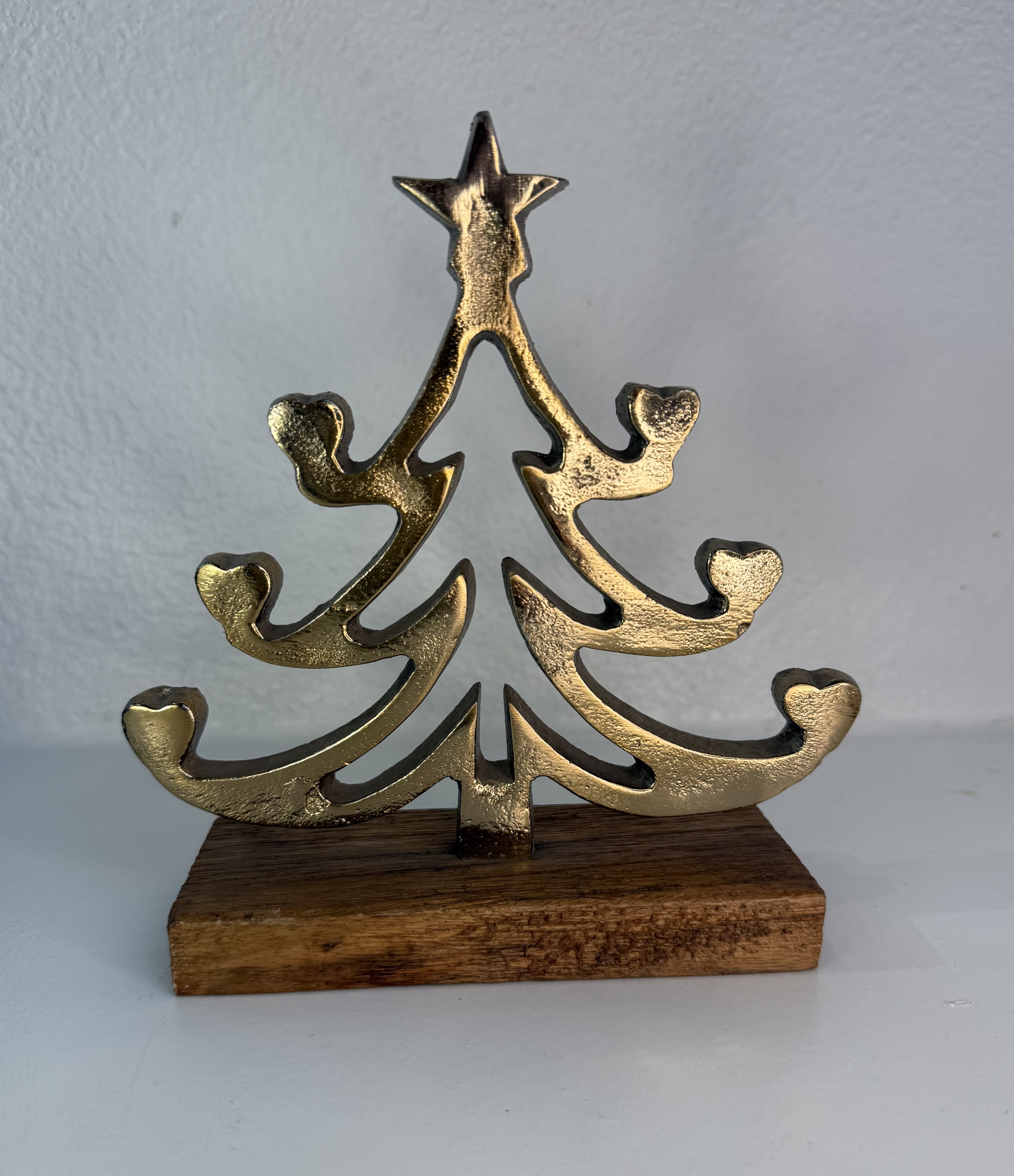 Home Accessories - Decorative Table Top - Golden Christmas Tree