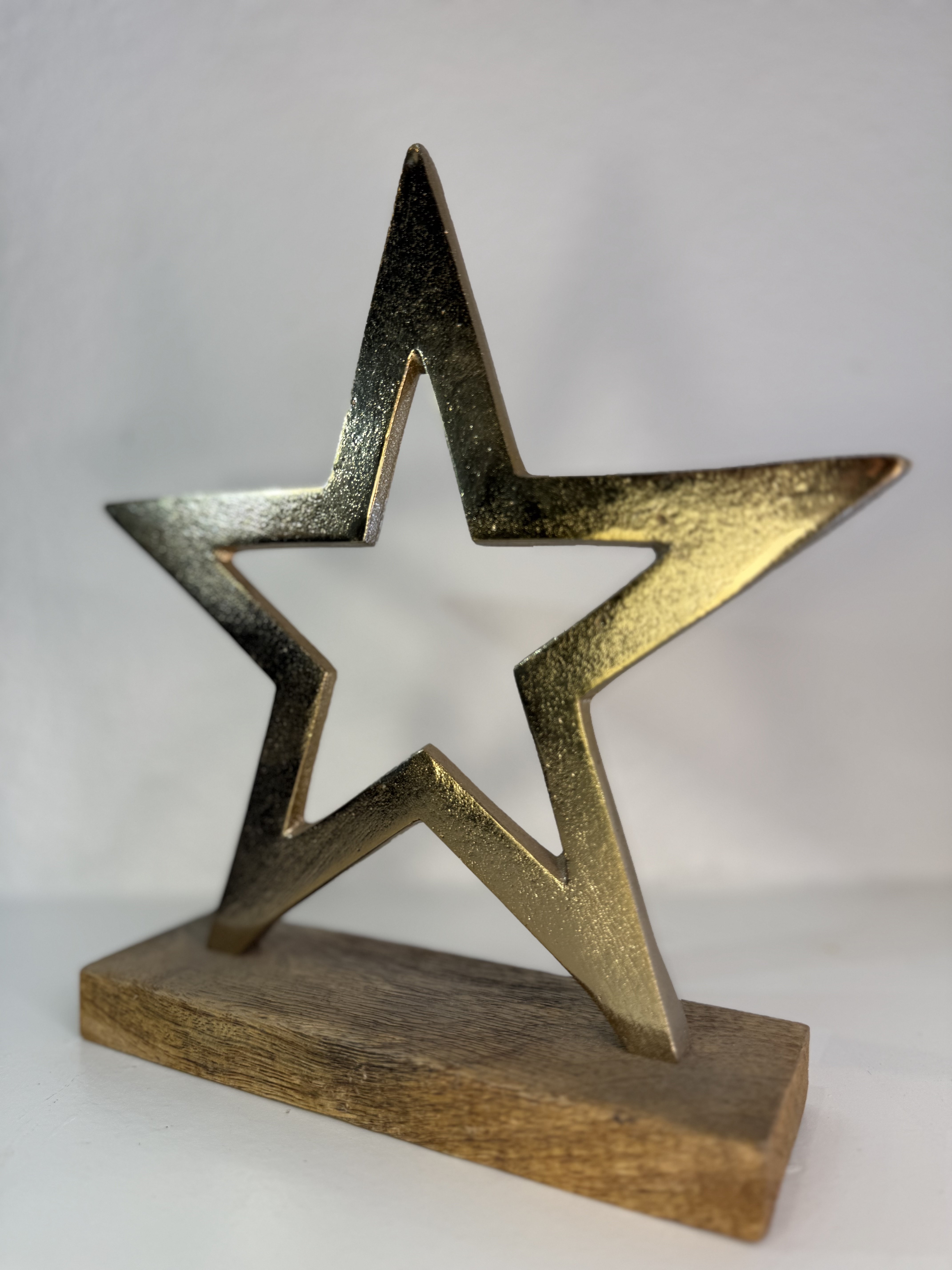 Home Accessories - Decorative Table Top - Golden Star Christmas Decor