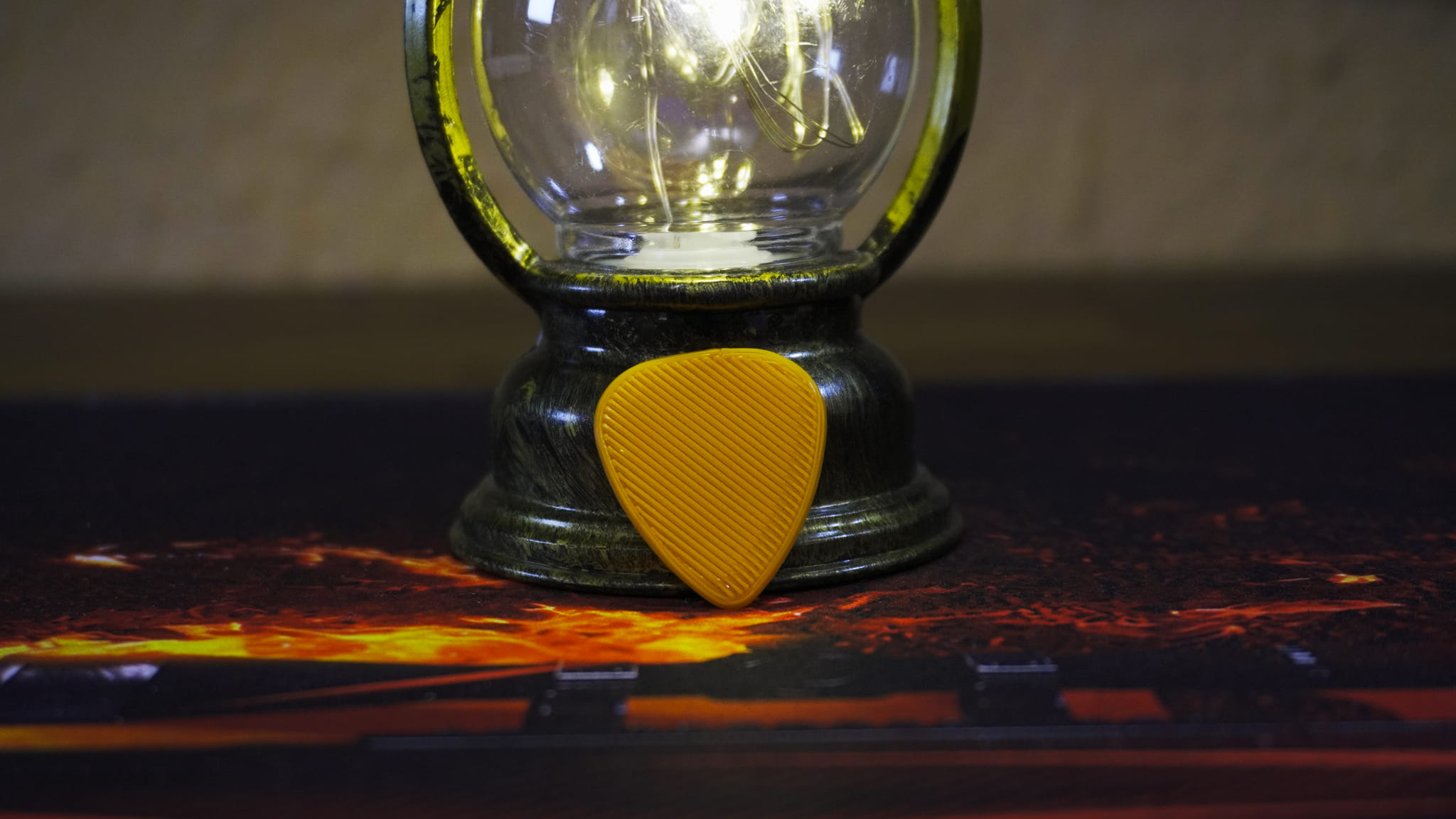 Orange 3D Printed Guitar Pick (Pack 15 Picks)