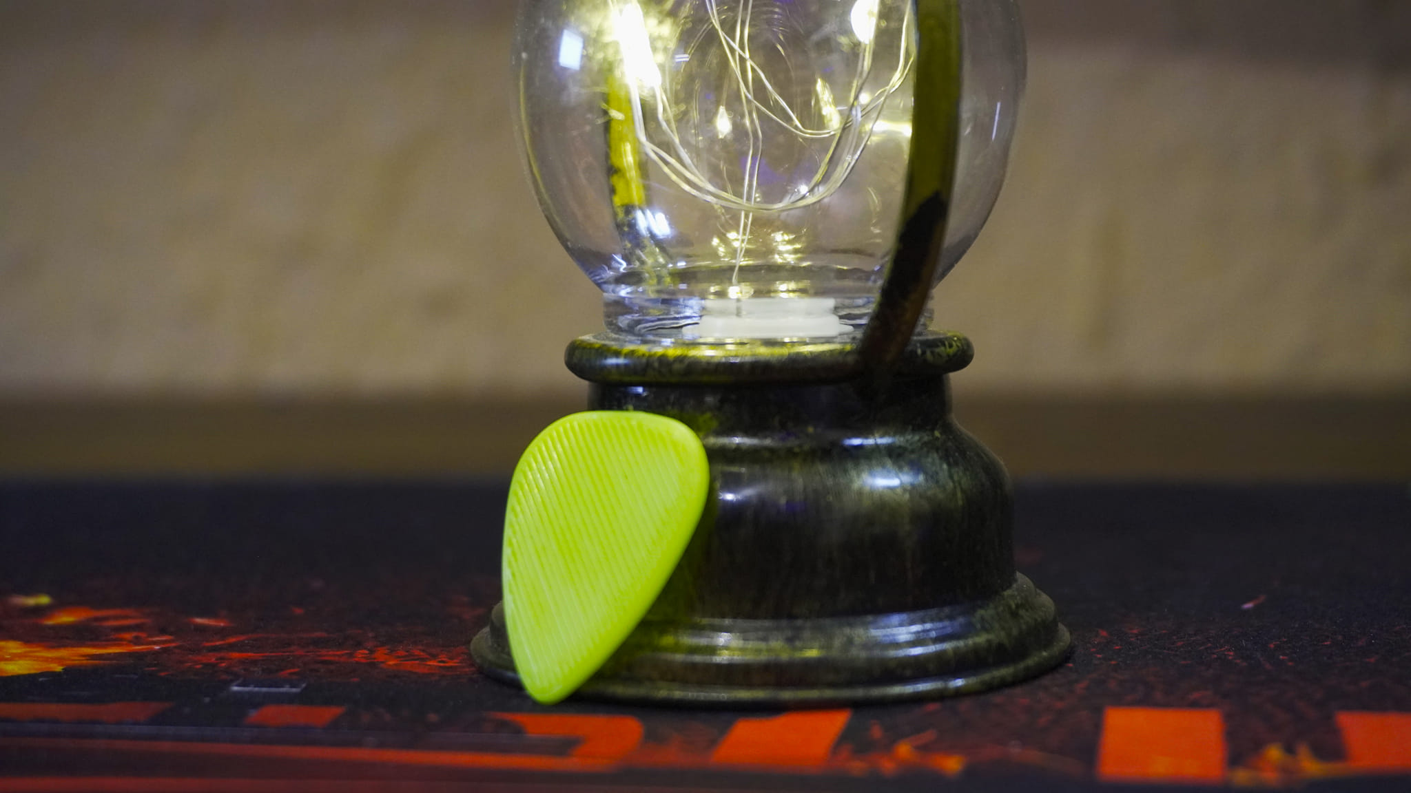 Yellow 3D Printed Guitar Pick (Pack 15 Picks)