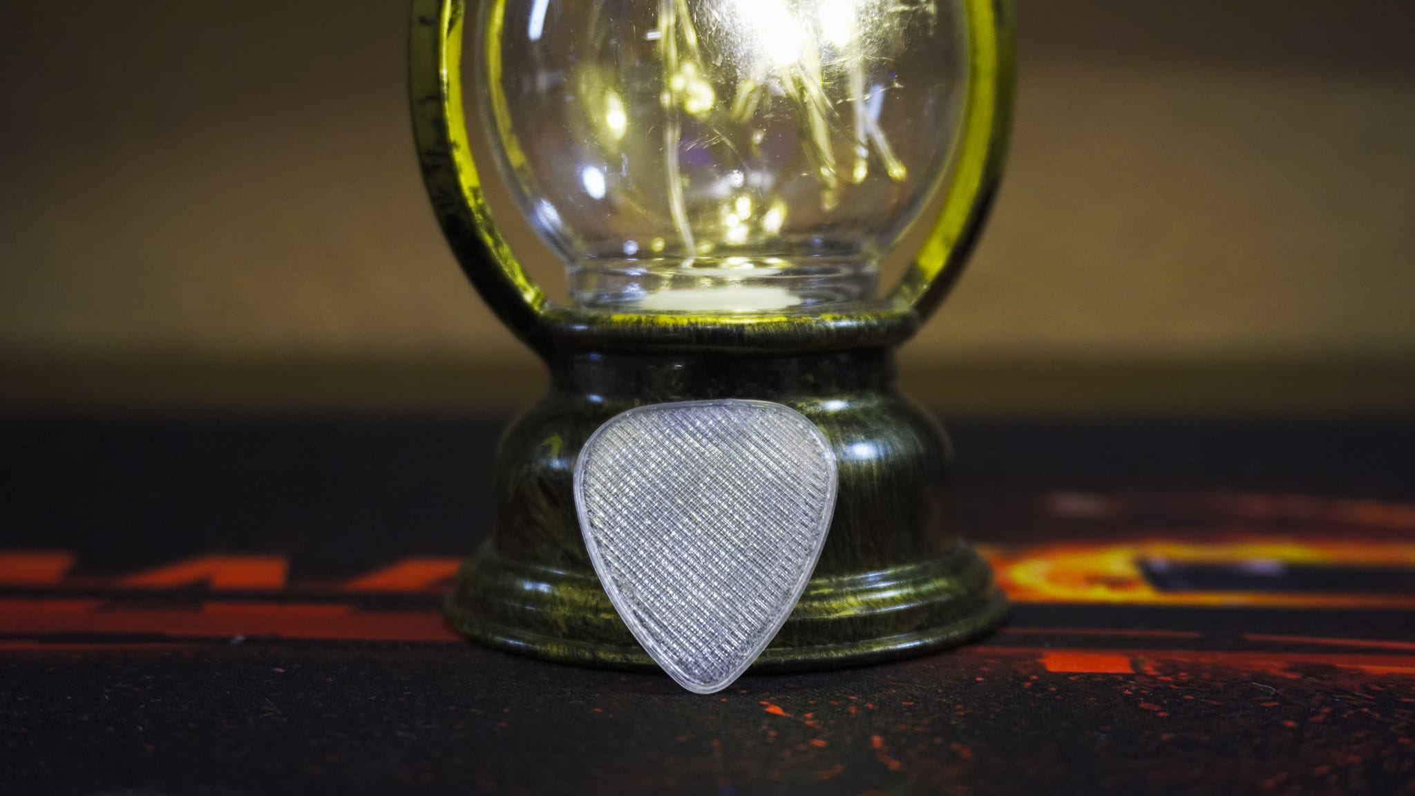 Transparent 3D Printed Guitar Pick (Pack 15 Picks)