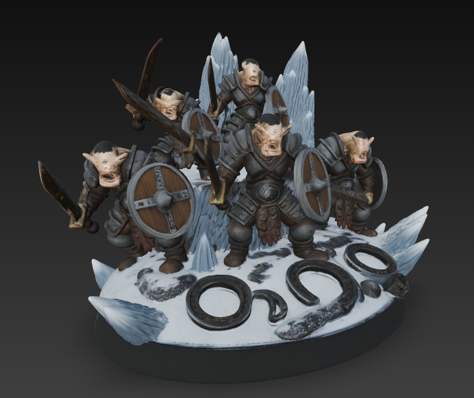 Orcs - Miniature Army Model