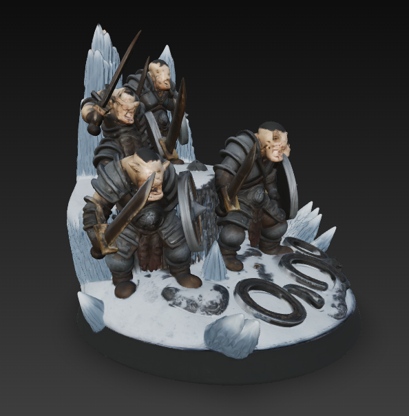 Orcs - Miniature Army Model