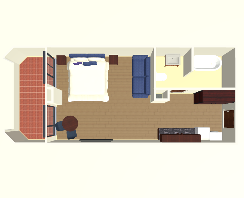 One Bedroom Type A