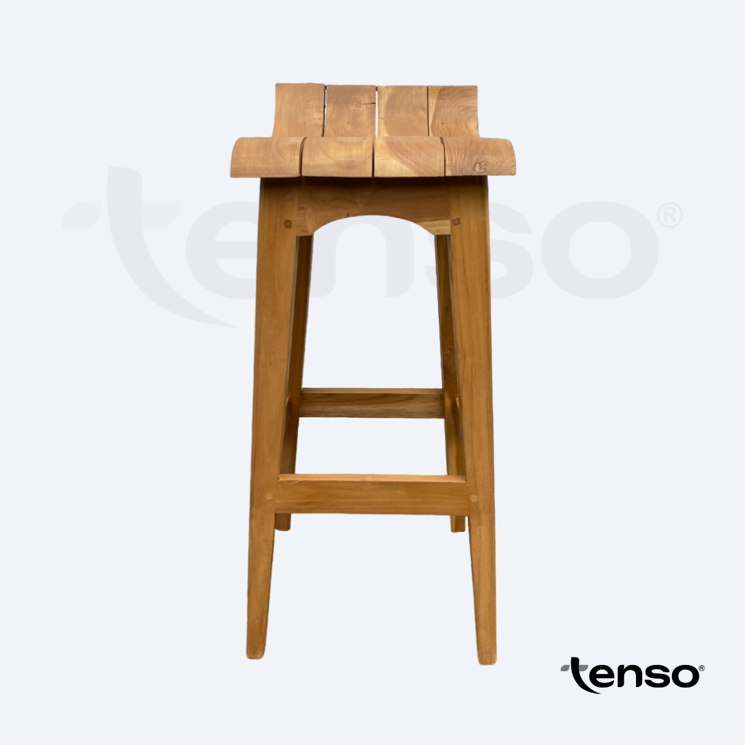 Silla de Barra Turín Madera Teca Exterior