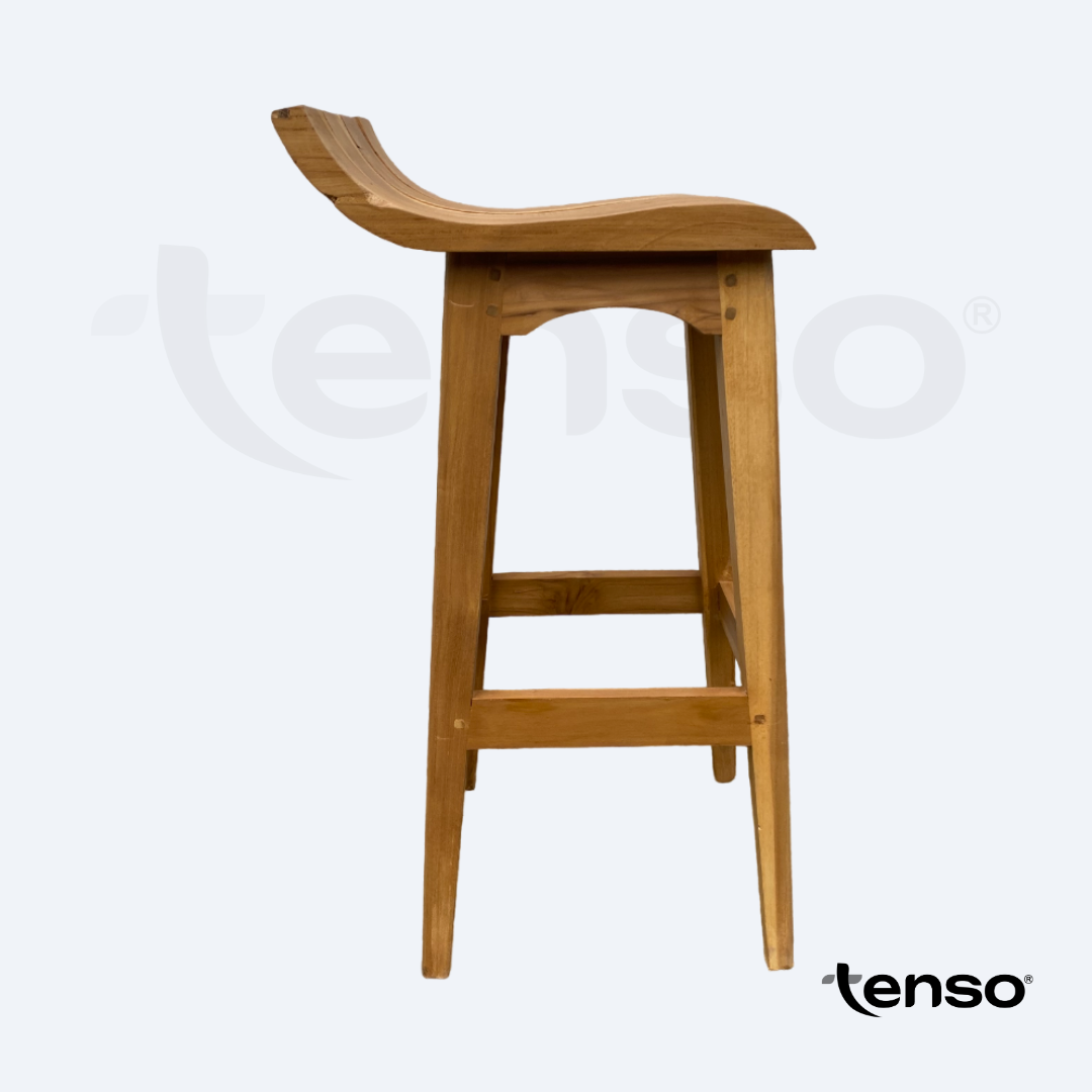 Silla de Barra Turín Madera Teca Exterior