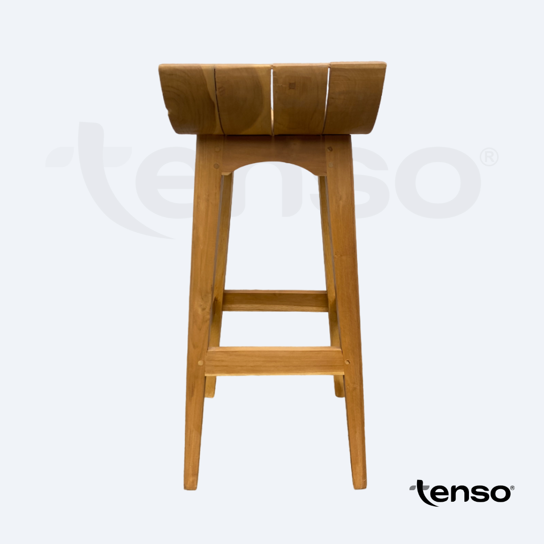 Silla de Barra Turín Madera Teca Exterior