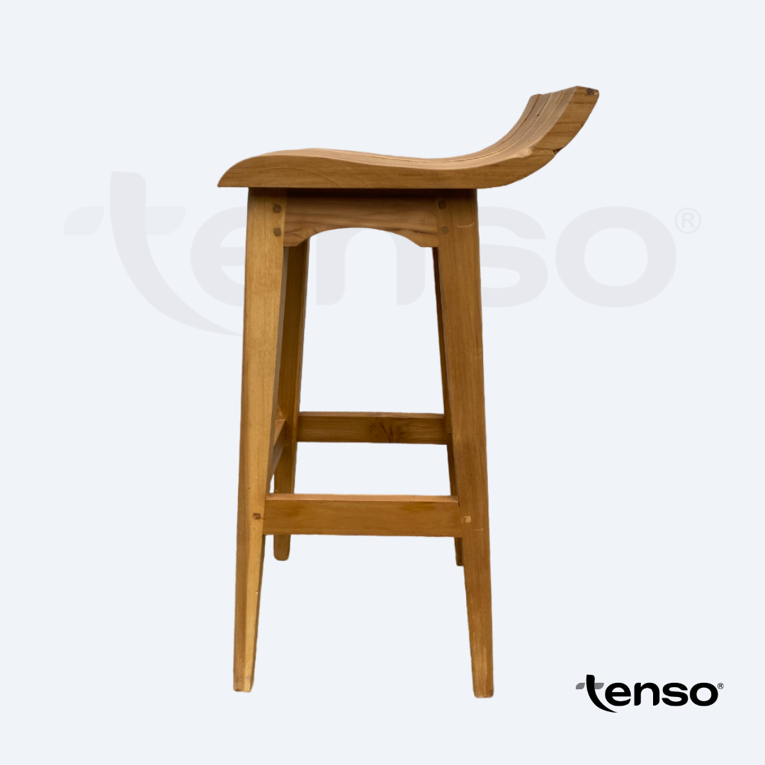 Silla de Barra Turín Madera Teca Exterior