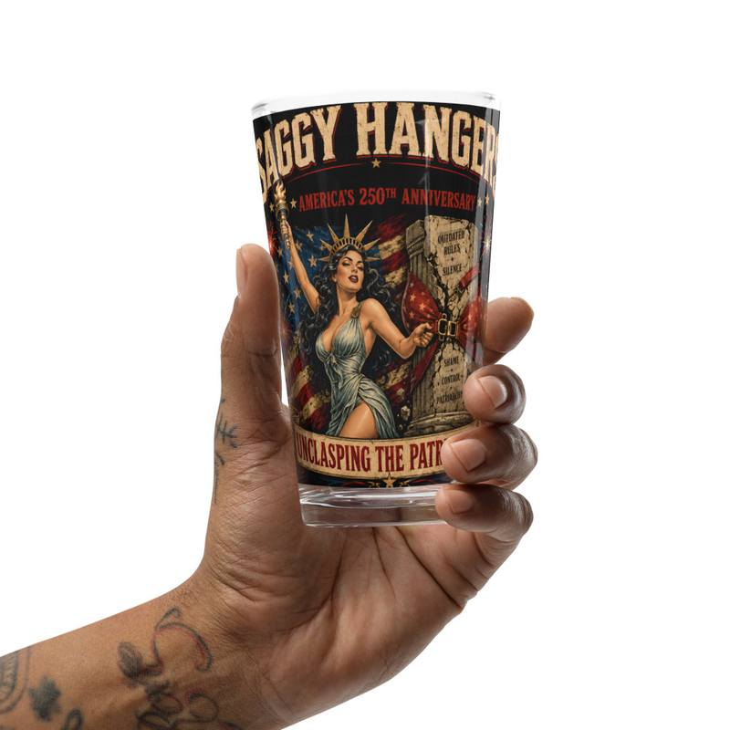Unclasping the Patriarchy - 250th - pint glass