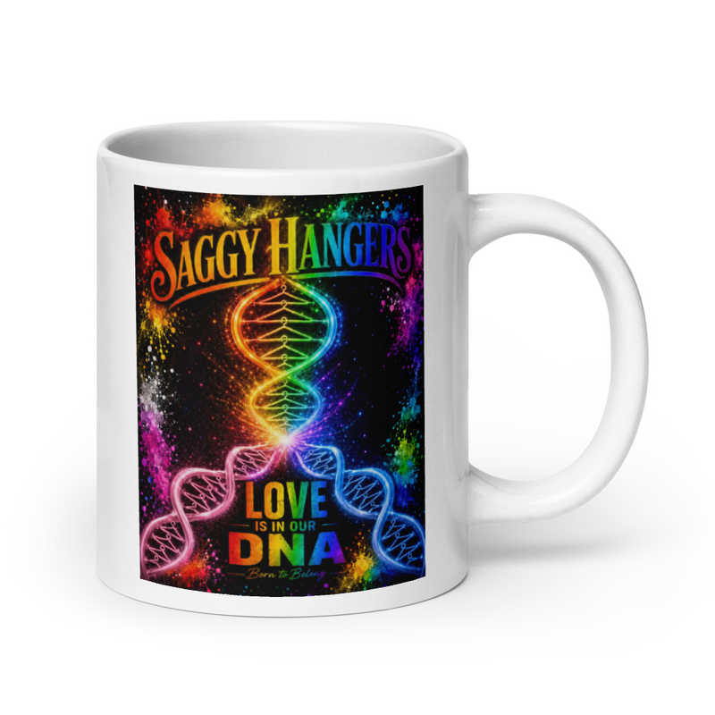 Love is in our DNA - White glossy mug