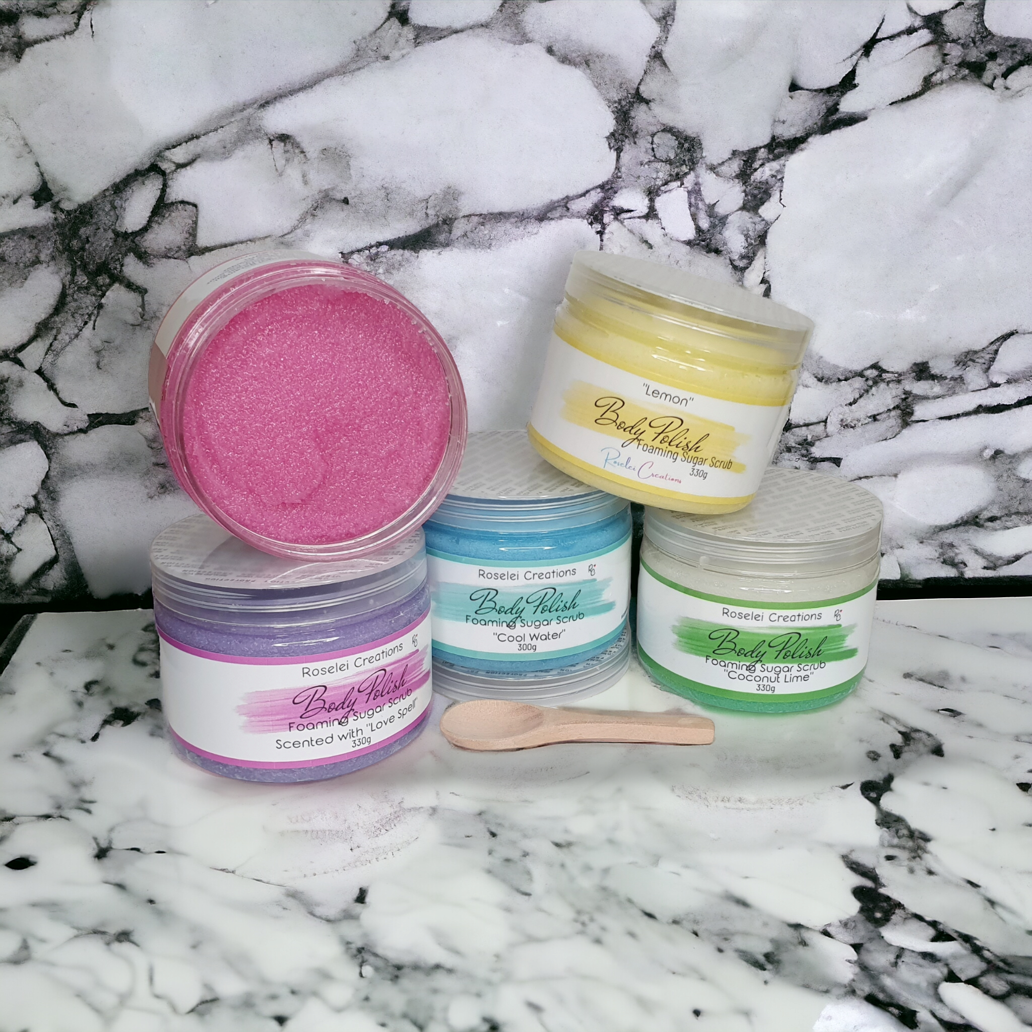 Body Polish foaming sugar scrub 