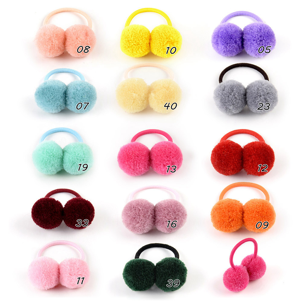 colourful pompom bands