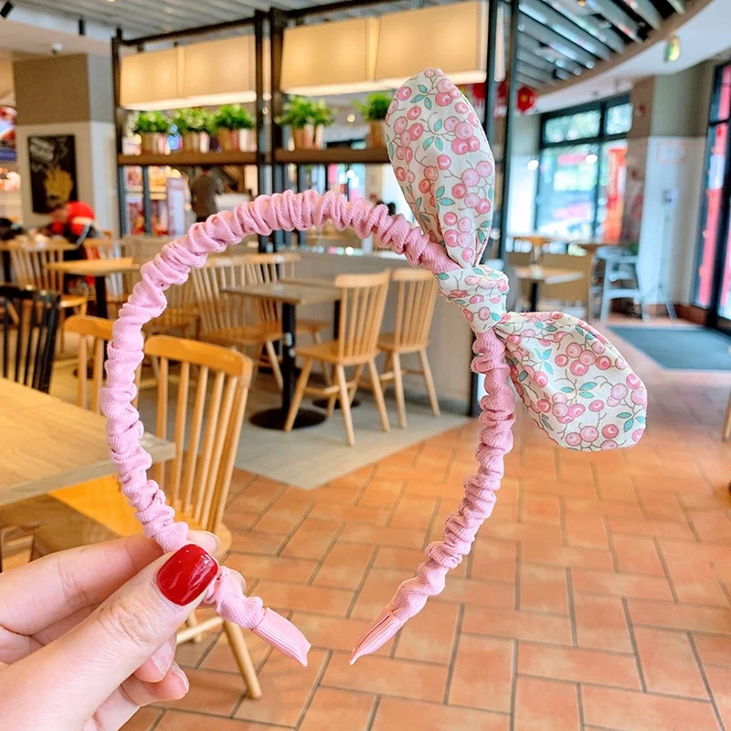 Cute Bunny Hair Band - Pink