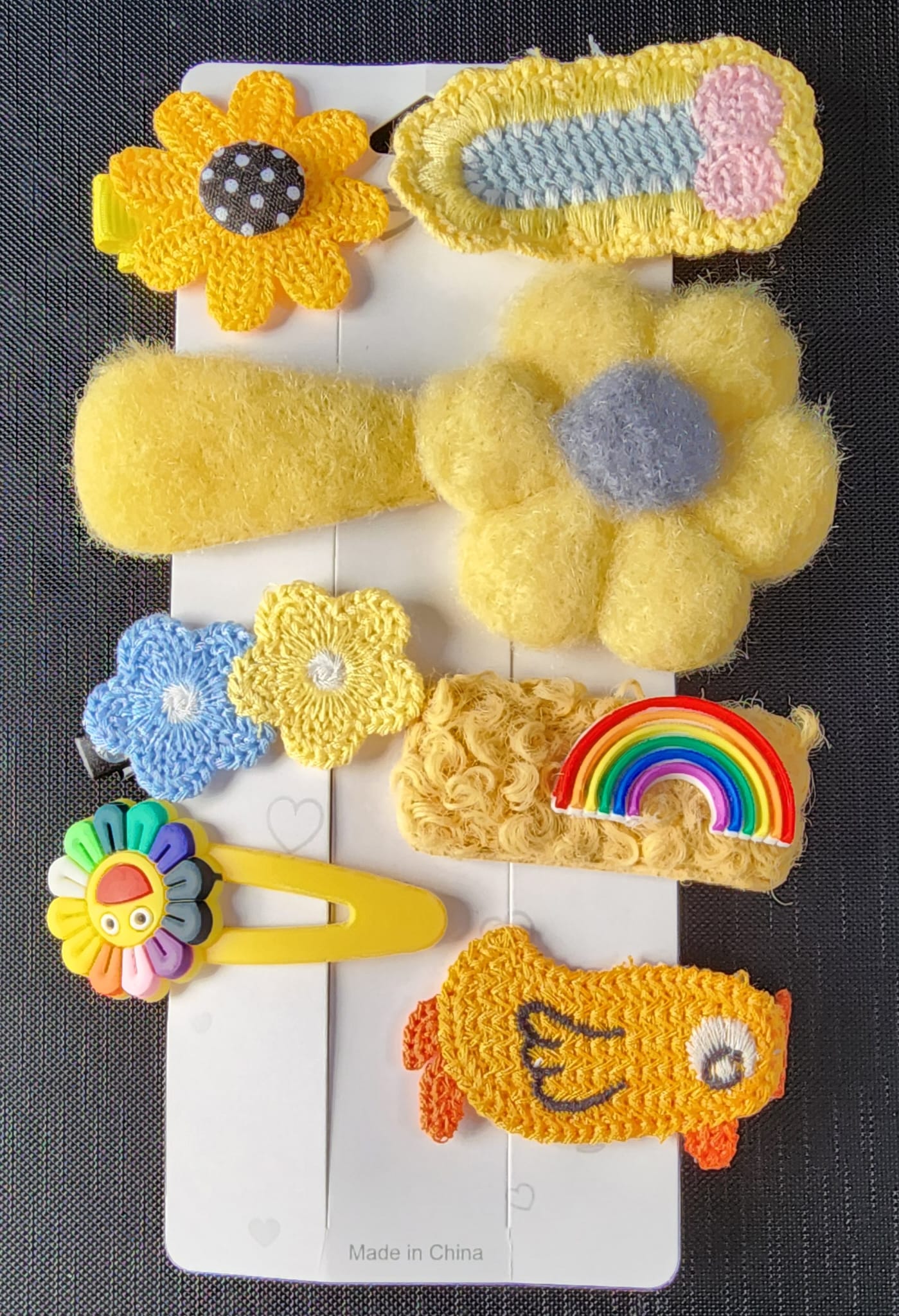 Yellow Cuties Hair Set