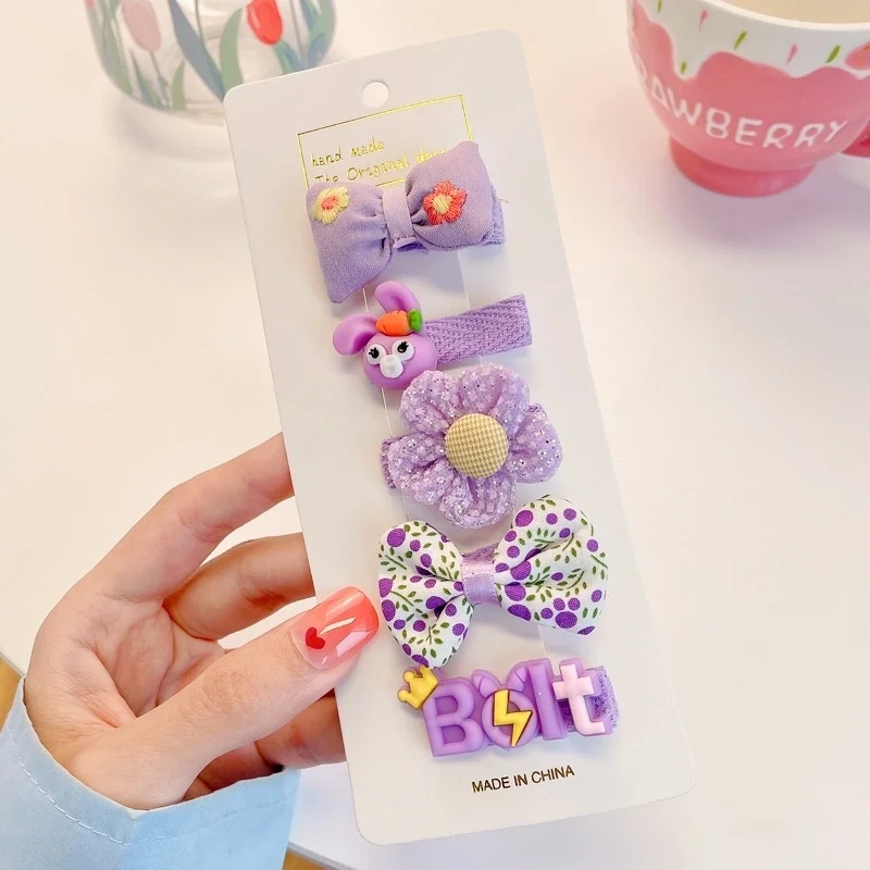 Cute Purple Clip Set