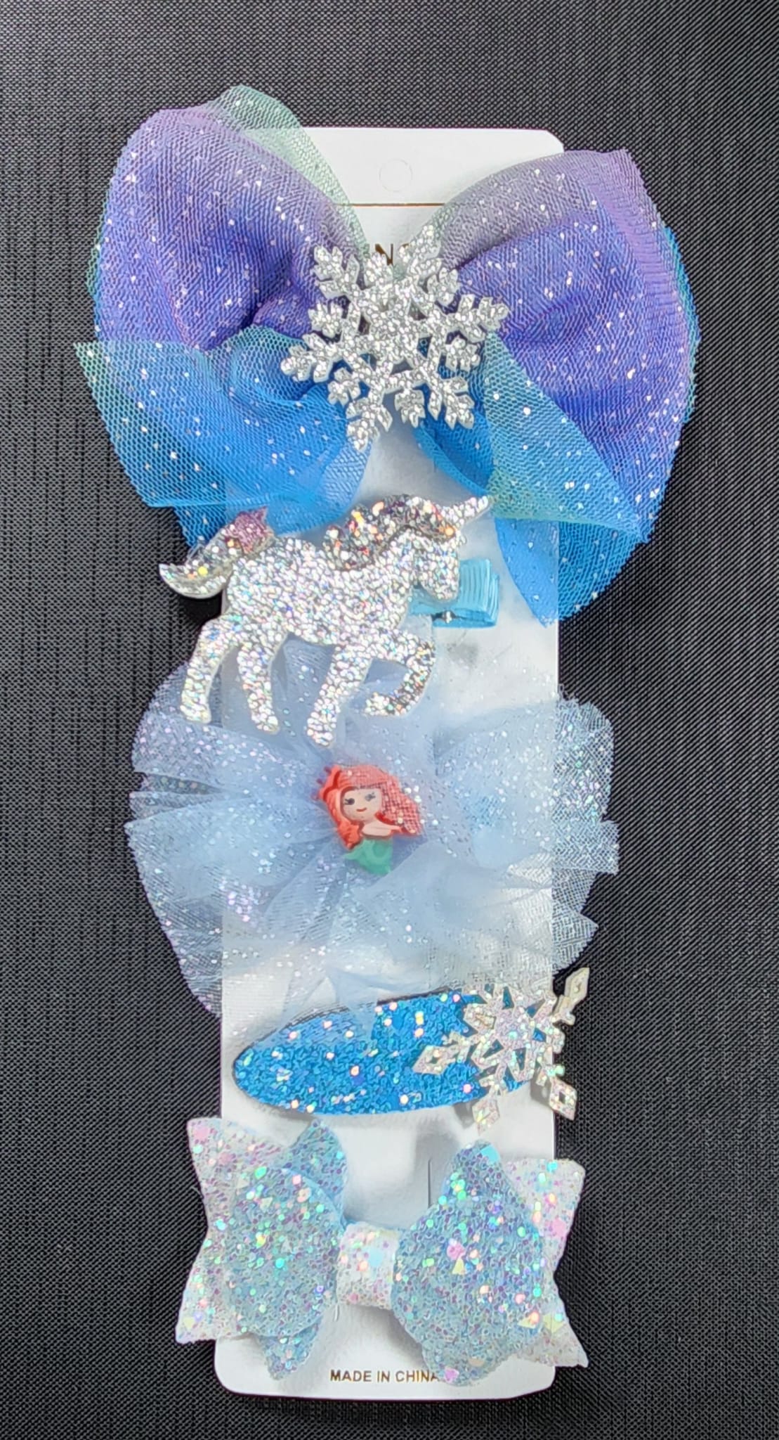 Blue Unicorn Magic Clip Set