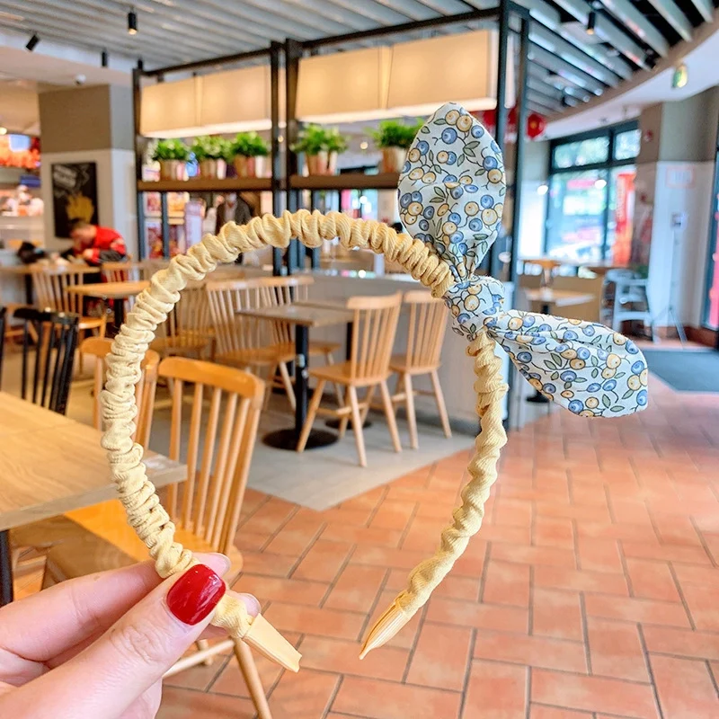 Cute Bunny Hair Band - Yellow