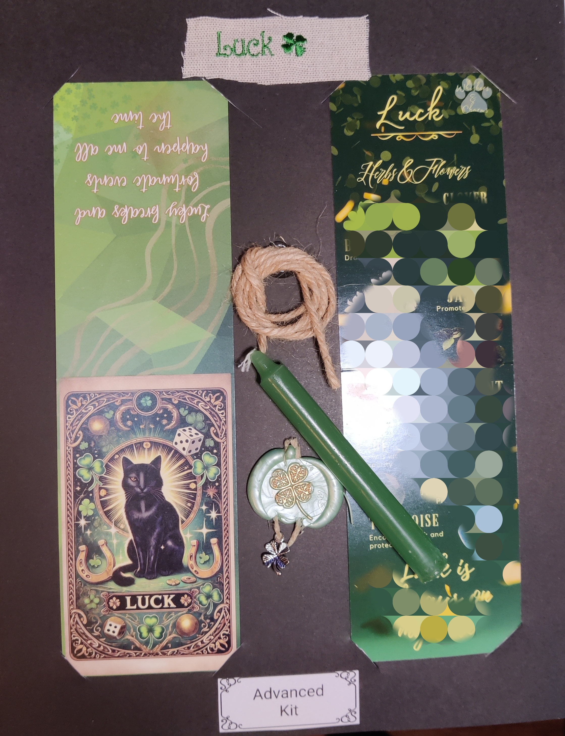 Luck Manifestation Advanced Charm kit