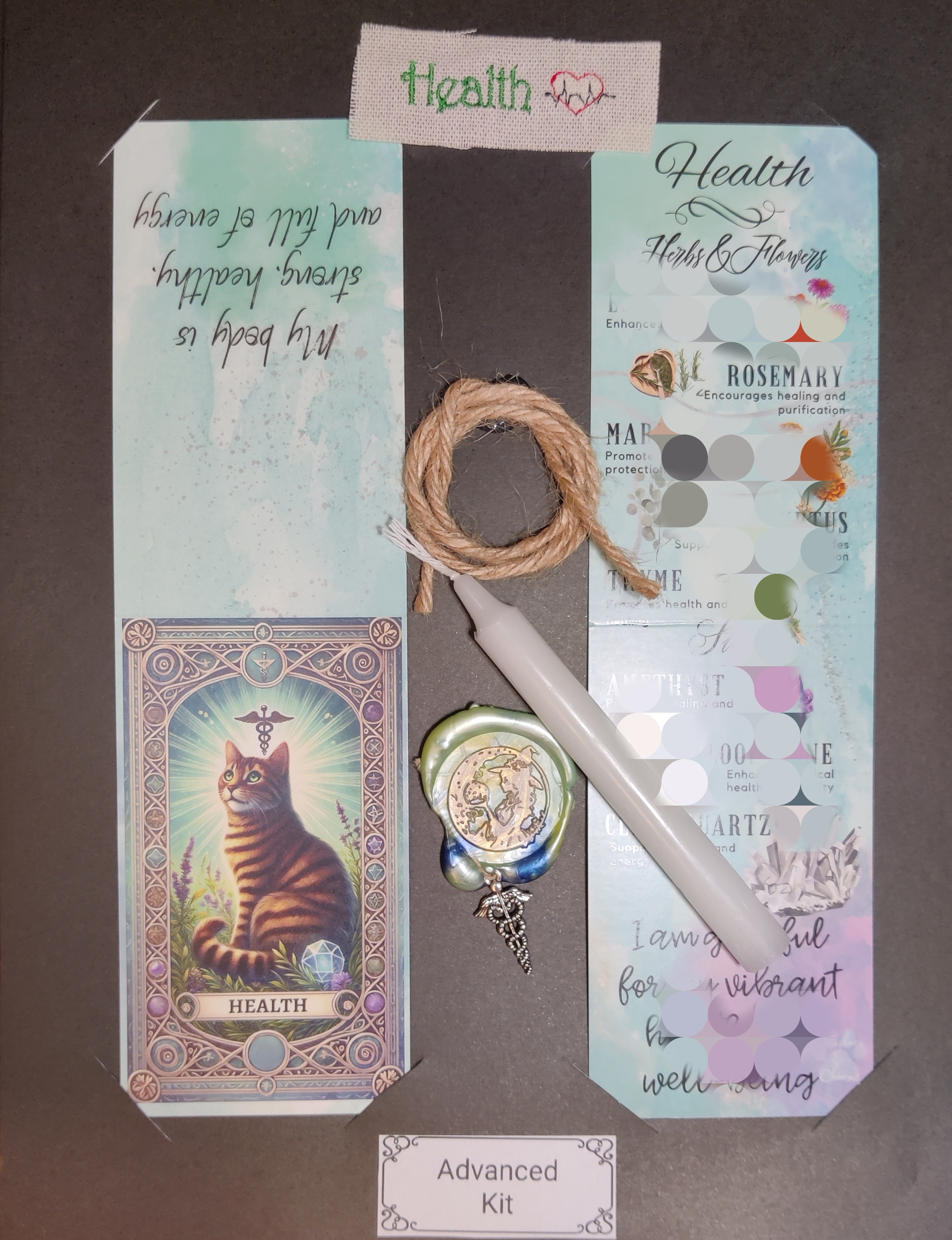 Health Manifestation Advanced Charm kit