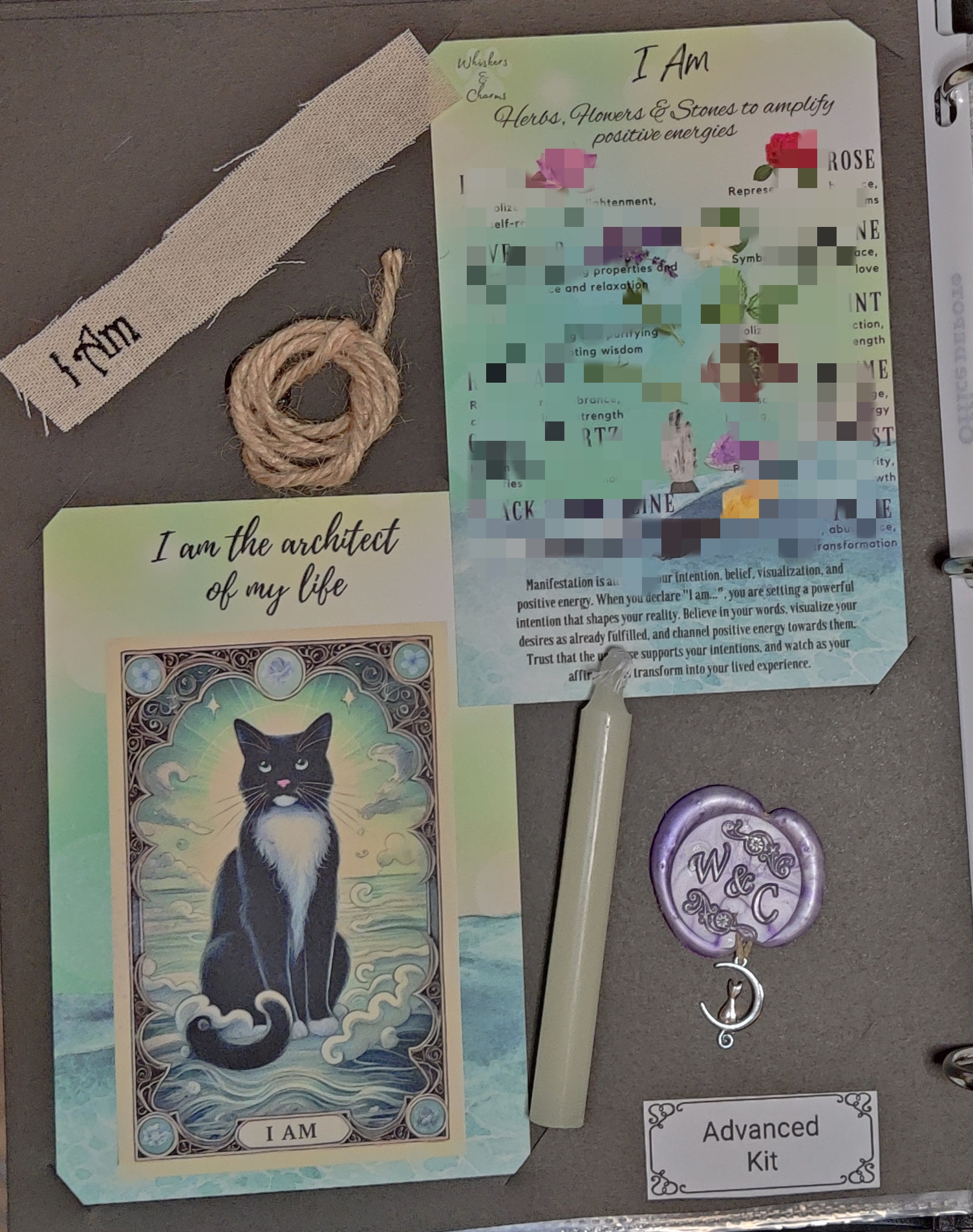 I AM Manifestation Advanced Charm kit
