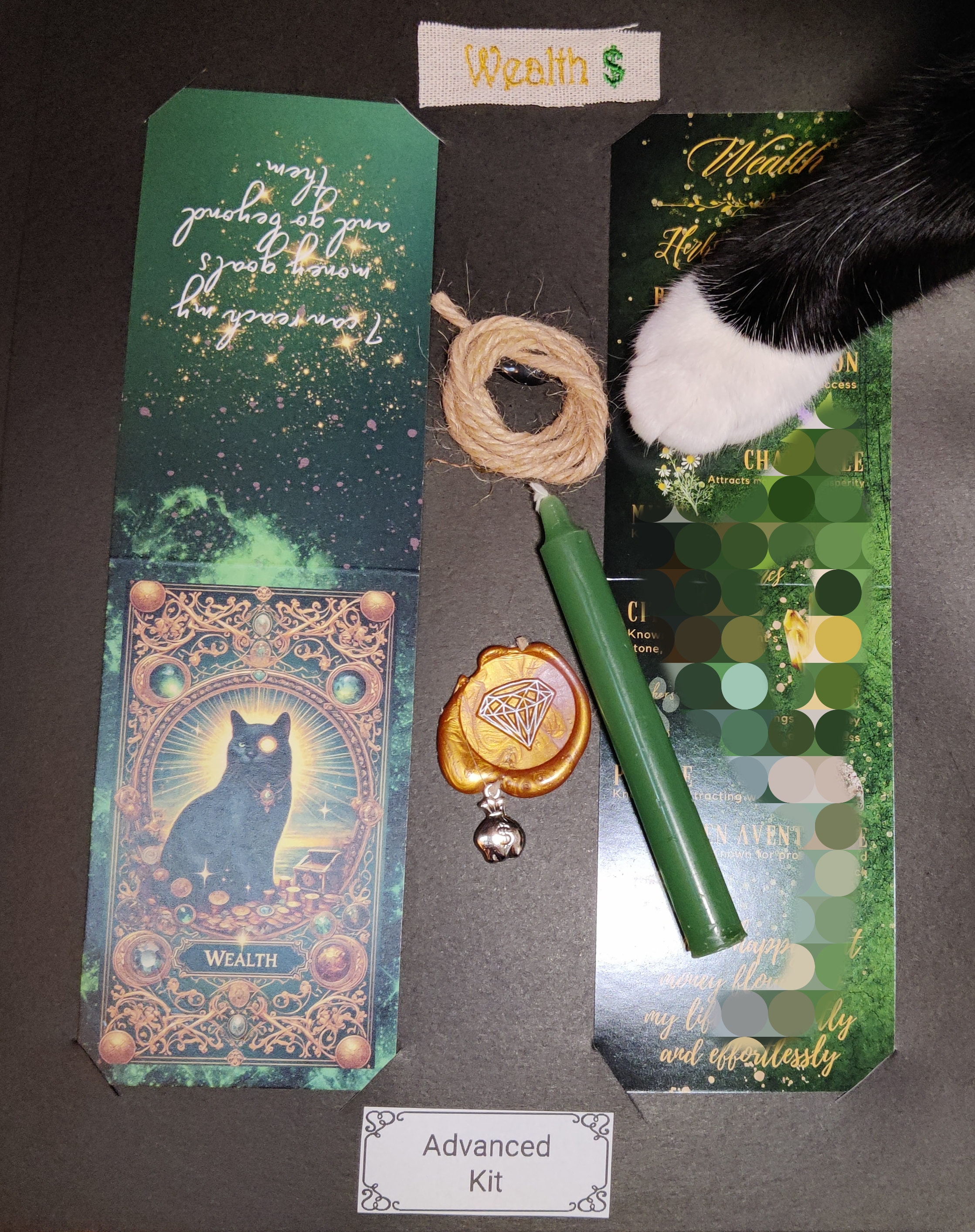 Wealth Manifestation Advanced Charm kit