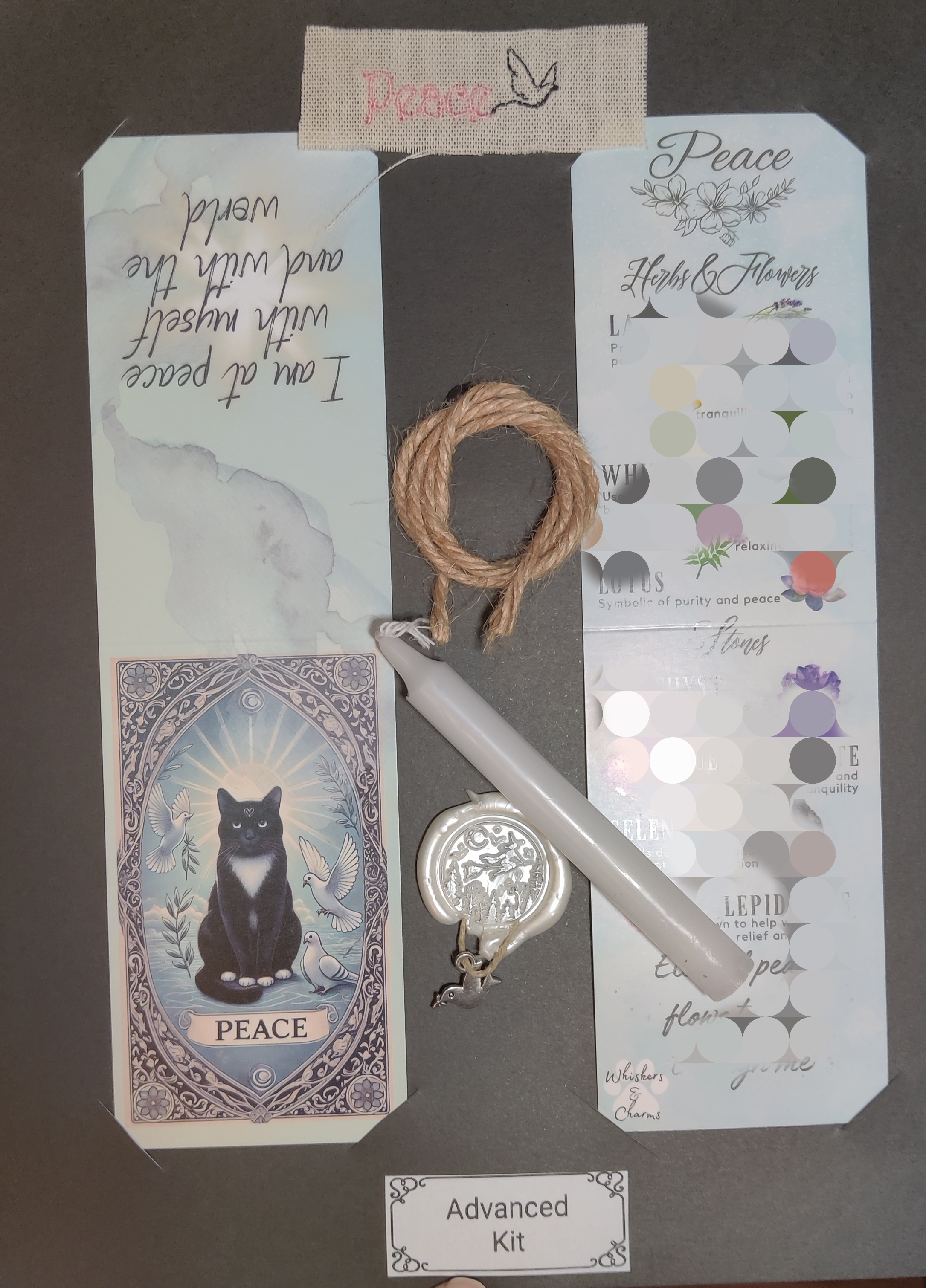 Peace Manifestation Advanced Charm kit