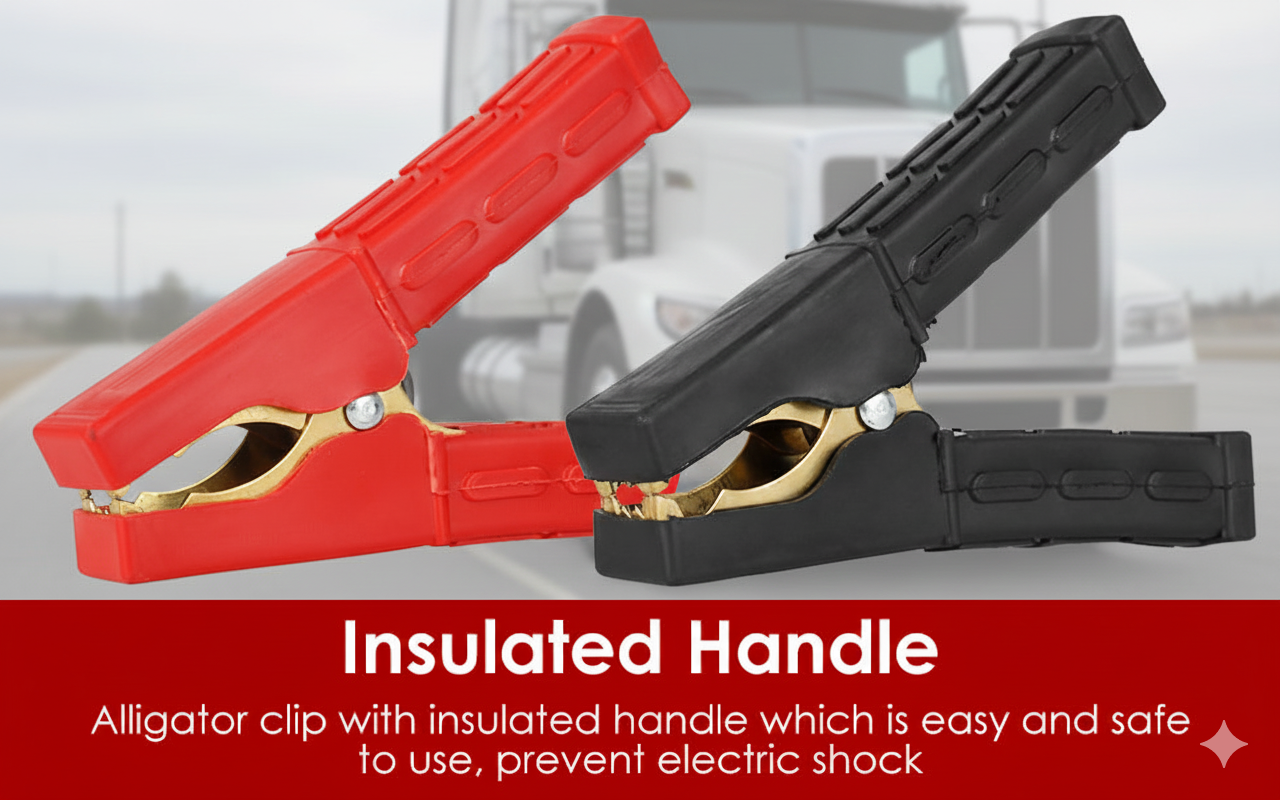 Pure Copper Jumper Cable Clamps