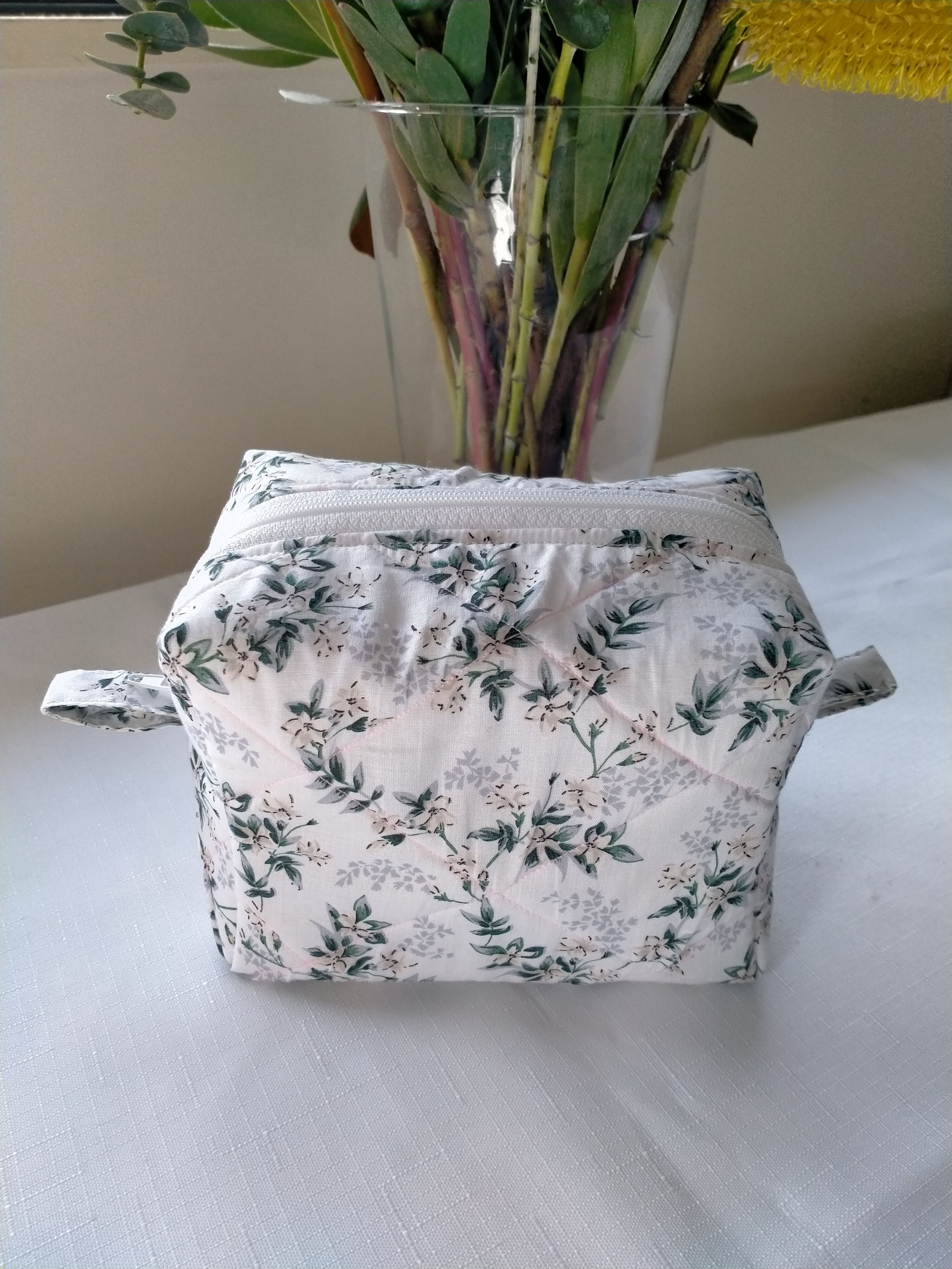 Floral Cosmetic Bag
